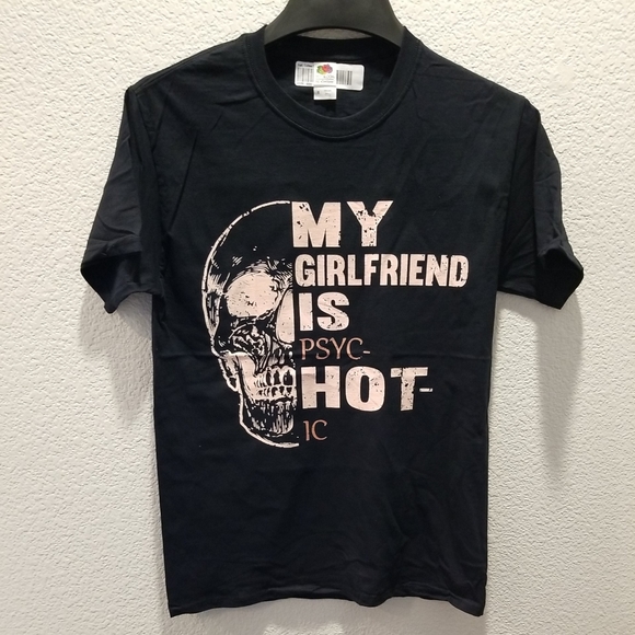 My Girlfriend Small Fruit of the Loom T shirt - Picture 7 of 7